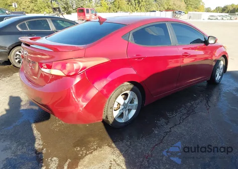 2013 Hyundai Elantra Gls из США, поврежденный, VIN 5NPDH4AE2DH450981